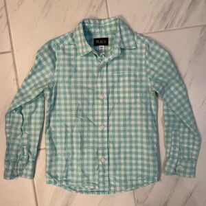 The Children's Place Pastel Checkered Button Down Shirt